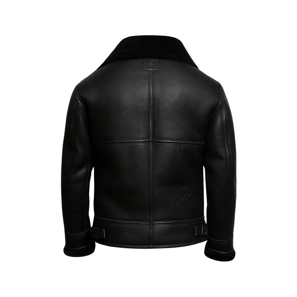 B3 Aviator Black Sheepskin Jacket
