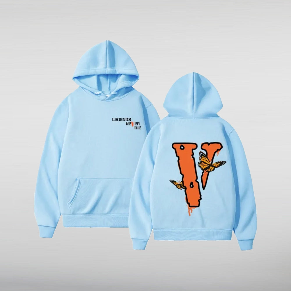 Vlone Butterfly Juice Wrld Hoodie