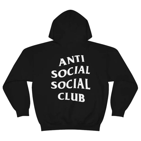 Anti Social Club Black Hoodie