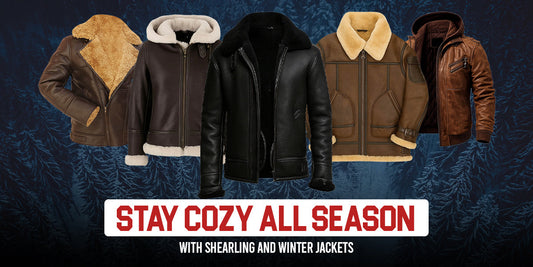 Stay Cozy All Season with Shearling and Winter Jackets