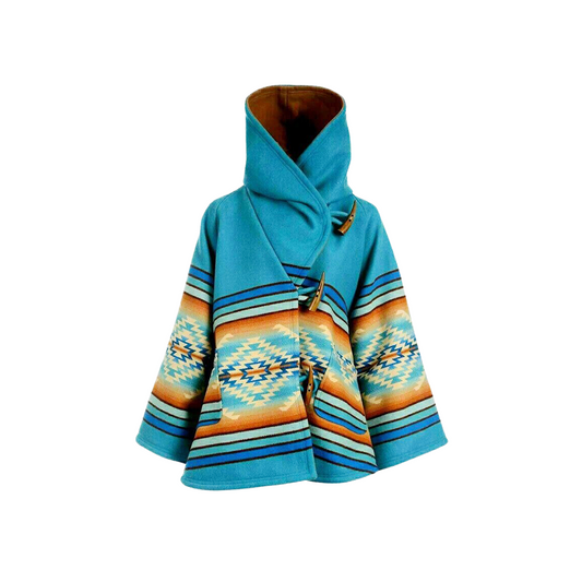 Shop Beth Dutton Blue Poncho - Yellowstone Season 3 Iconic Coat