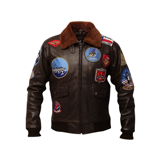 Top Gun Maverick Leather Jacket | Iconic Aviator Jacket Top Gun Style