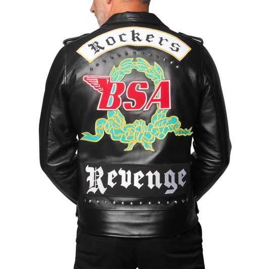 George Michael Bsa Jacket - Iconic Leather Style For Rockstar Vibes