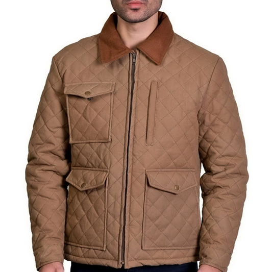 John Dutton Jacket - Yellowstone Season 4 Quilted Coat For Adventure