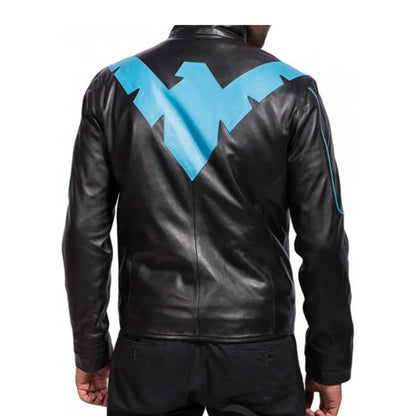 Batman Arkham Knight Nightwing Motorcycle Jacket