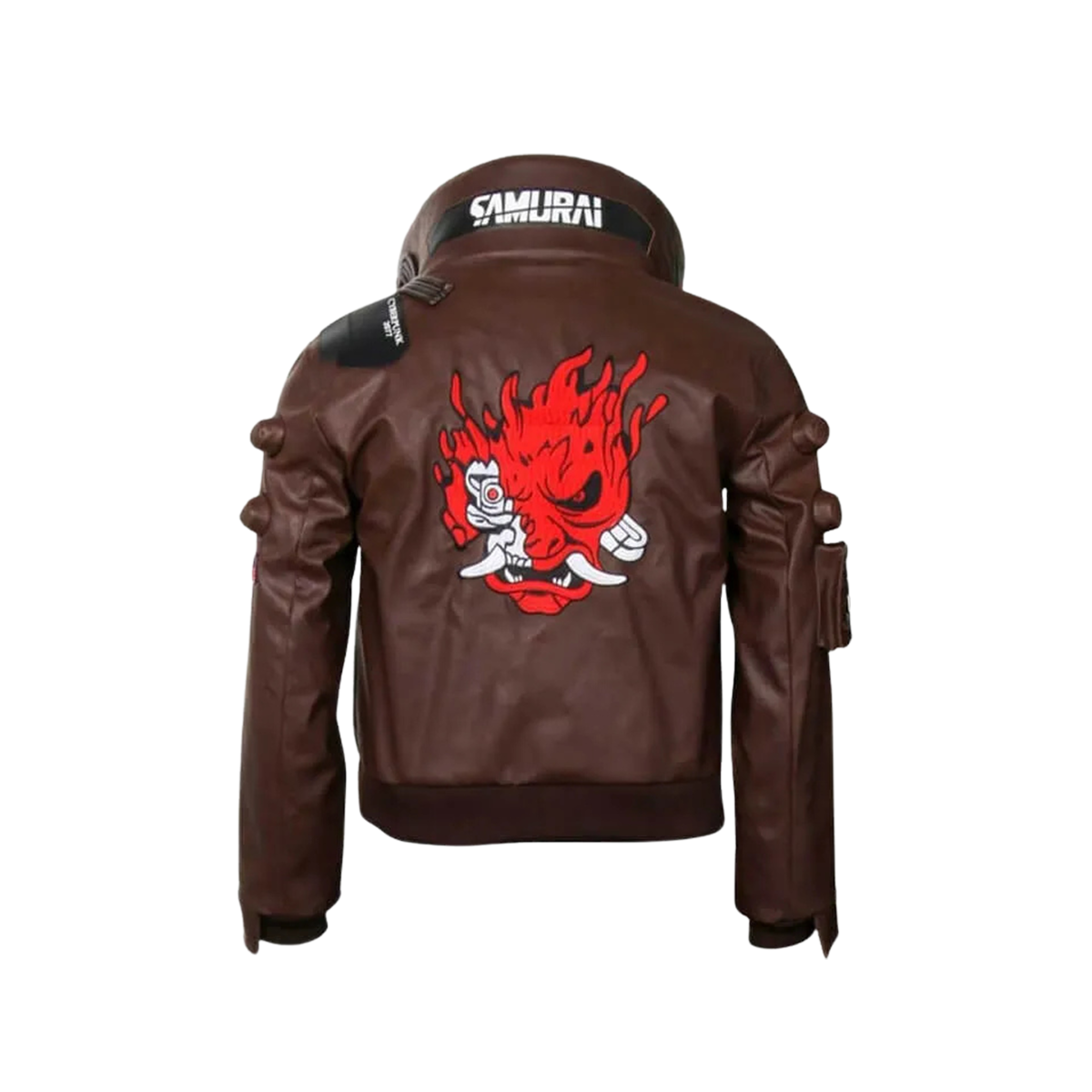 Brown Cyberpunk Samurai Jacket