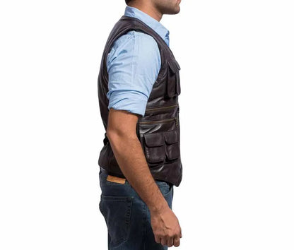 Jurassic World Chris Pratt Brown Utility Vest
