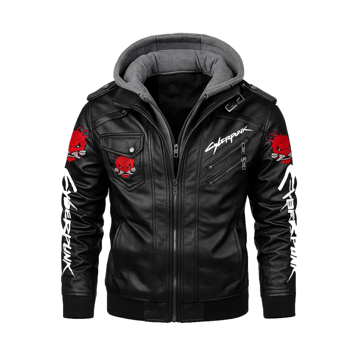 Cyberpunk Leather Jacket