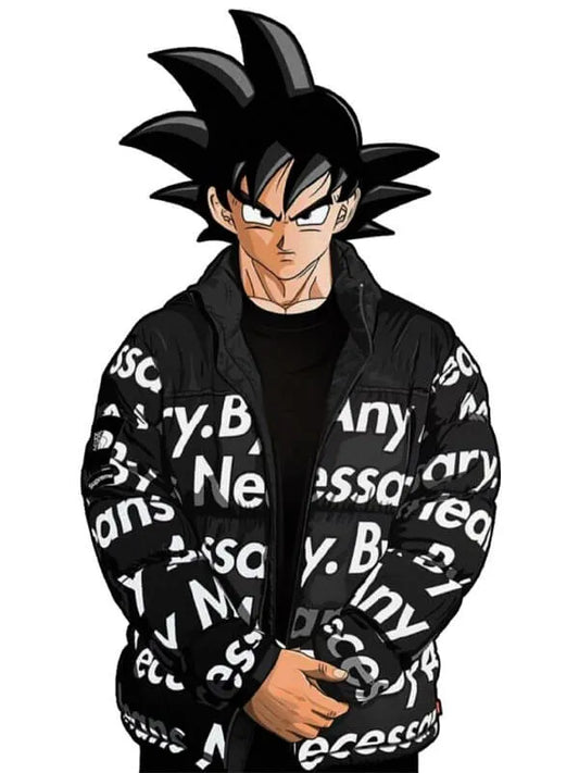 Goku Drip Puffer Dragon Goku Drip Jacket
