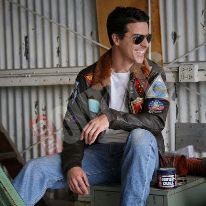 Top Gun Maverick Leather Jacket