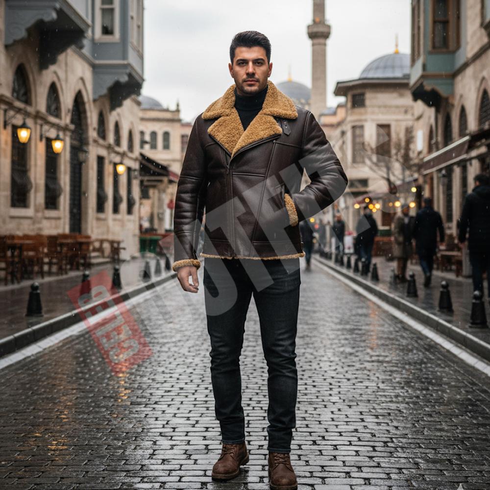 RAF Aviator Leather Flying Jacket