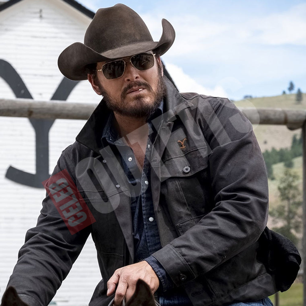 Yellowstone Cole Hauser Black Jacket