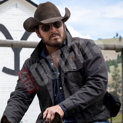 Yellowstone Cole Hauser Black Jacket