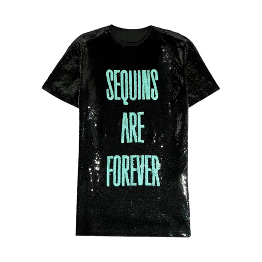 Sequins Are Forever T-Shirt Dress
