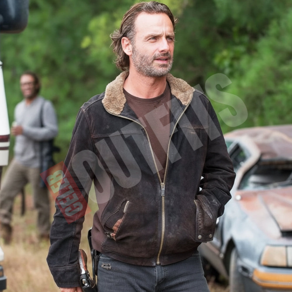 The Walking Dead Rick Grimes Suede Jacket