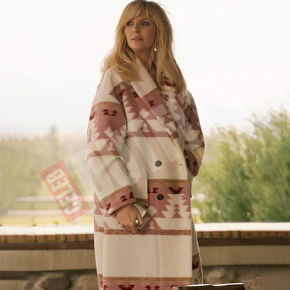 Yellowstone S05 Beth Dutton Pink Coat