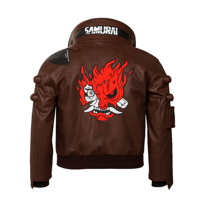 Brown Cyberpunk Samurai Jacket
