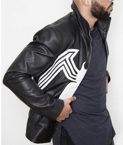 Spiderman Eddie Brock Venom Leather Jacket