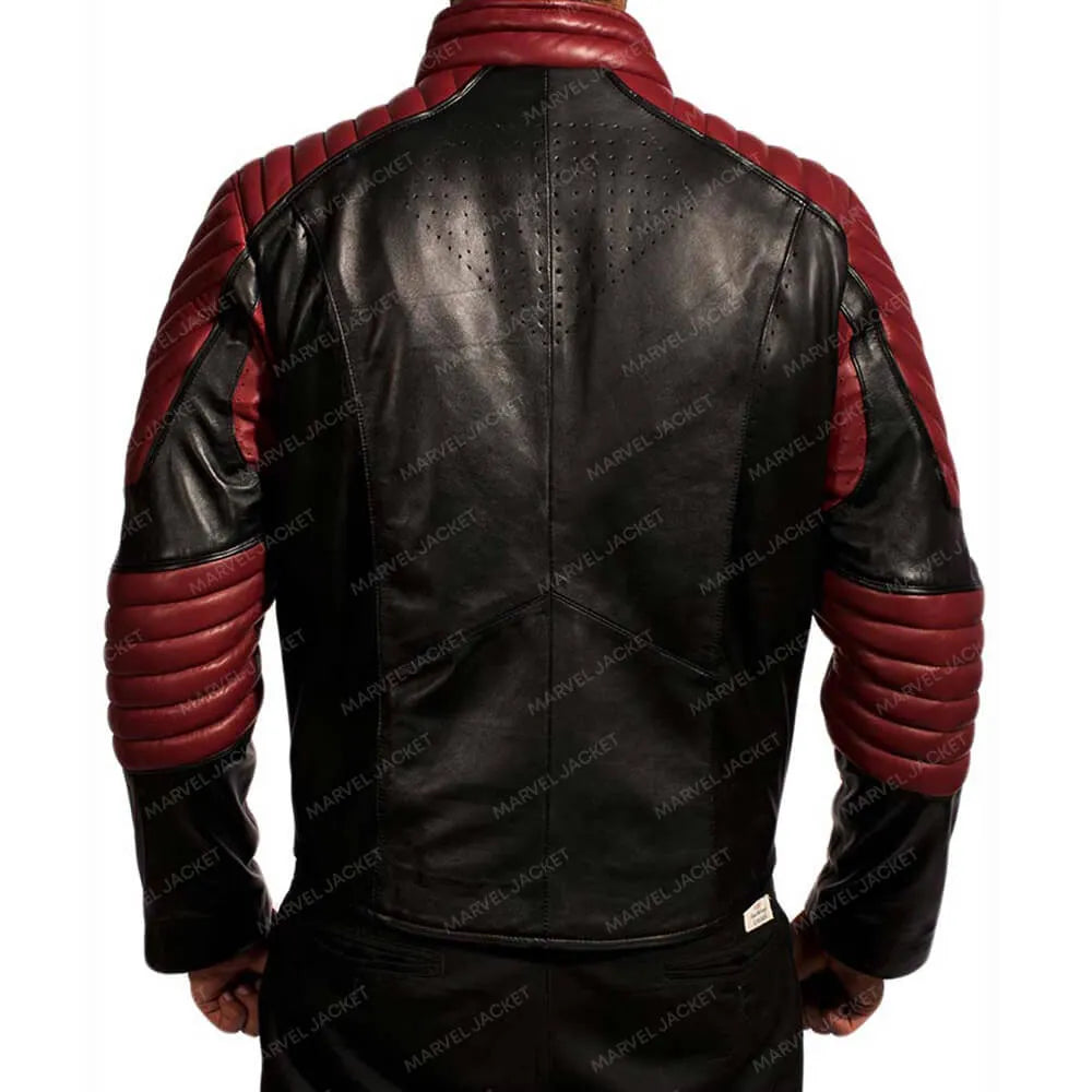 Superman Black And Maroon Jacket