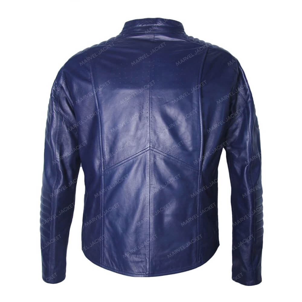 Smallville Superman Blue Leather Jacket